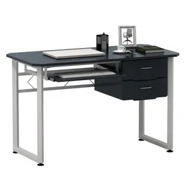 HJH Office Schreibtisch Workflow Graphit / Weiß