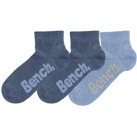 BENCH Kurzsocken 3er Pack Blau 35-38