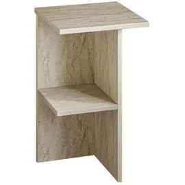 CaliCosy Nachtschrank Leray 36 x 36 x 60 cm Beige