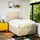 vidaXL Boxspringbett mit Matratze Creme 120x200 cm Stoff - Creme