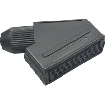 BKL Electronic 0903014 Scart-Steckverbinder Buchse, gewinkelt Polzahl: 21 Schwarz 1 St.