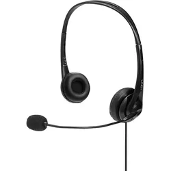 Lindy 42870 Kopfhörer & Headset Kabelgebunden Kopfband Anrufe/Musik USB Typ-A Schwarz