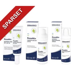 Dermasence Rosamin getönte Tagespflege & Tagespflege & Serum
