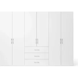 Set One by Musterring Drehtürenschrank Henderson 301 x 223 x 60 cm Weiß
