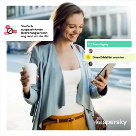 Kaspersky Lab Standard 2025 ESD 10 Geräte 2 Jahre DE Win Android iOS