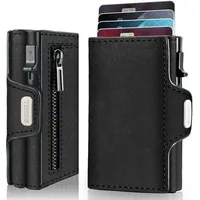 Geldbörse Geldbörse Herren mit RFID Schutz, Portmonee Portemonnaie Herren klein (Slim Wallet mit Münzfach, Mini Geldbörse Herren&Damen), Kredit...