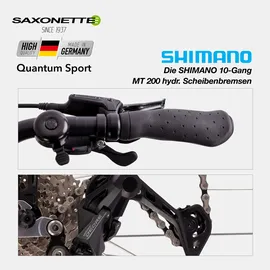 Saxonette Quantum Sport 48 cm 28 Zoll Unisex silber