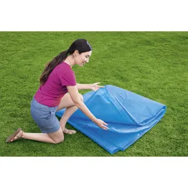BESTWAY Solarabdeckung Flowclear Rund blau 462 cm