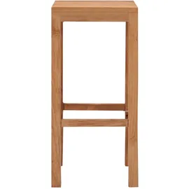 vidaXL Barhocker 2 Stk. Massivholz Teak