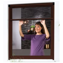 Hecht Insektenschutzrollo SMART 130 x 160 cm Braun