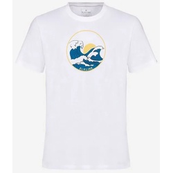 Elkline Print-Shirt WELLENREITER Herren T-Shirt GOTS (1-tlg) 3XL