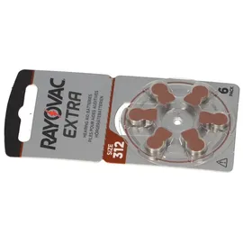 Rayovac Extra Advanced 312 PR41 6 St