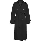 Vero Moda Chloe Long Trenchcoat Black M