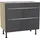 kochstation Kochfeldumbauschrank KS-Aken 90 x 58,4 x 87 cm Grau