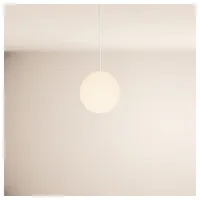 S.LUCE Pendelleuchte Orb Hängeleuchte Abhängung Schwarz Orb/Farbverlauf Weiß weiß