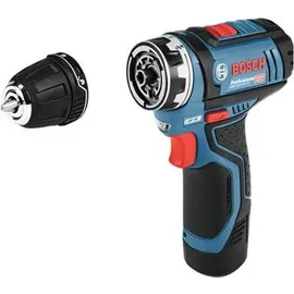 Bosch GSR 12V-15 FC Professional inkl. 2 x 2 Ah + L-Boxx 06019F6001