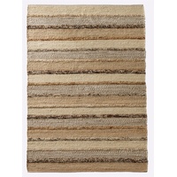 Teppich HEINE HOME Teppiche Gr. B/L: 160 cm x 230 cm, 5 mm, 1 St., beige (natur, braun) Baumwollteppiche