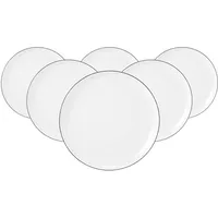 SELTMANN WEIDEN Frühstücksteller 20 cm schwarz 6er Set