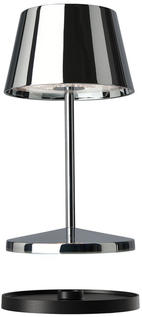 LED-Tischleuchte Seoul 2.0 Villeroy & Boch silber, 20 cm. Schirm 7 cm