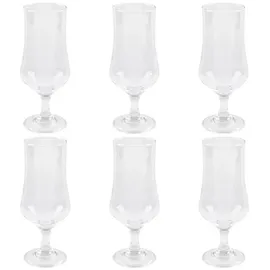 Testrut Biergläser 6er Set CARA, Transparent - 405 ml - 6er Set