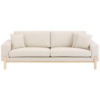 OTTO products 3-Sitzer »Hanne«, Verschiedene Bezugsqualitäten: Baumwolle, recyceltes Polyester beige