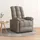 vidaXL Relaxsessel Taupe Stoff