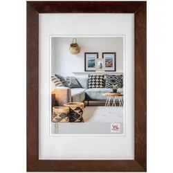 walther + design Nizza Holz Bilderrahmen, meranti, 9 x 13 cm