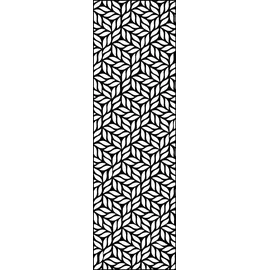 GROJA Design Leafs XL 180 x 60 cm Anthrazit/Aluminium