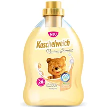 Kuschelweich Weichspüler Premium Glamour mit Mandel-Öl, Weichspüler mit besonderem Kuschelweich-Duft, Weichspüler 750 ml