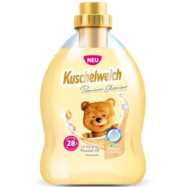 Kuschelweich Weichspüler Premium Glamour mit Mandel-Öl, Weichspüler mit besonderem Kuschelweich-Duft, Weichspüler 750 ml