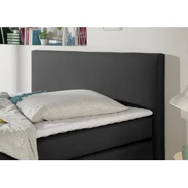 Home Affaire Boxspringbett HOME AFFAIRE "Eliana", grau (anthrazit), B:167cm L:230cm, Komplettbetten, Boxspringbett, inkl. Topper, in 4 Breiten, 3 Matratzenarten und 2 Härtegraden