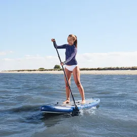 Home Deluxe SUP Board Stand Up Paddle Board MOANA 300 x 76 x 15 cm blau