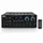 Pyle Audio Hifi Verstärker- mit Bluetooth, 2 Kanal 300W, USB,SD, AUX, FM, Mic Eingänge