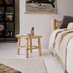 Kinder-Nachttisch aus Teakholz