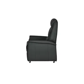HIMOLLA Fernsehsessel grau - Leder 9773 ¦ grau ¦ Maße (cm): B: 69 H: 110 T: 85.0
