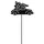 Trendline Deko Eisen Figurenstecker Auto mit Tannenbaum 35 x 0,5 x 7,5 cm schwarz Figur