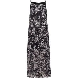 Kaffe Kleid Blusenkleid Schwarz/Weiß 42