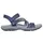 SKECHERS Reggae Slim - Coffee Run Blau Sandal Gr. 41
