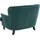 Atlantic Home Collection 1,5-Sitzer "Leo", grün, B:111cm H:86cm T:95cm, 100% PES, ATLANTIC HOME COLLECTION, Sofas, XXL-Sessel mit Taschenfederkern und Samtveloursbezug