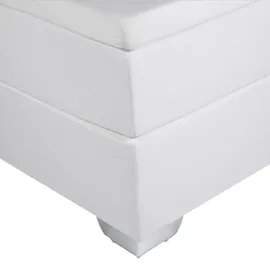 Beliani Boxspringbett 160 x 200 cm Schwarz/Weiß