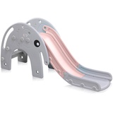 BABY VIVO Kinderrutsche / Rutsche - Elefant Pink/Grau