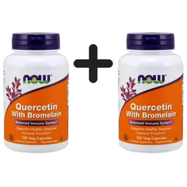 NOW Foods Quercétine mit Broméline Kapseln 120 St.