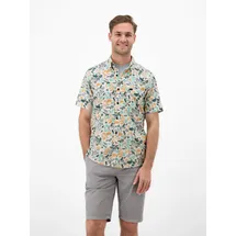 Lerros Modern Fit Kurzarmhemd Gelb L