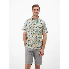 Lerros Modern Fit Kurzarmhemd Gelb L