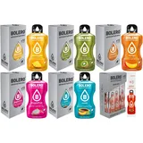 (156,94€/kg) 36 Sticks Bolero Exotische Früchte Pulver Getränkepulver zuckerfrei