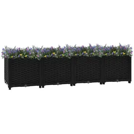 vidaXL Hochbeet 160x40x38 cm Polypropylen