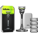 Gillette - Nassrasierer 'Labs' inkl. 5 Klingen + Reiseetui