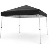 GarveeMore Faltpavillon 3x3 Wasserdicht Stabil,pavillon UV Schutz 50+,3-Fach Höhenverstellbar, Gartenpavillon mit Tragetasche,für für Gärten,Terrassen,Partys,Strände schwarz