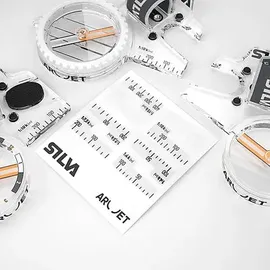 Silva Arc Jet S Left Kompass - Clear / Grey - One Size