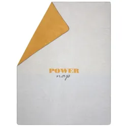 David Fussenegger Kurzflor- Wohndecke Savona 'POWER nap' 150 x 200 cm Hellgrau